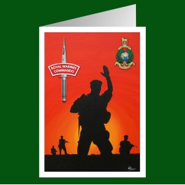 Royal Marines Commando Patrol Greetings Cards Royal Marines Commando Patrol Greetings Cards