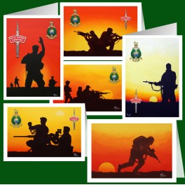 Pack of 6 Military Greetings cards Pack of 6 Military Greetings cards