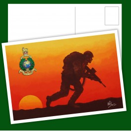 Royal Marines Commando Patrol Post Card Royal Marines Commando Patrol Post Card