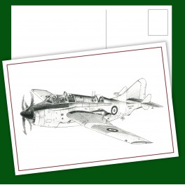 Gannet Aircraft Post Card Gannet Aircraft Post Card