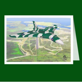 Avro Vulcan XM607 Greeting Card Avro Vulcan XM607 Greeting Card