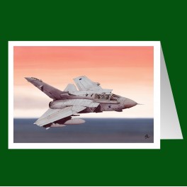 Tornado GR4 greeting card Tornado GR4 greeting card