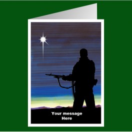 Personalised Royal Marines Christmas Card Personalised Royal Marines Christmas Card