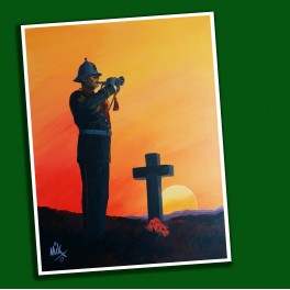 The Last Post Military Poster Print The Last Post Military Poster Print