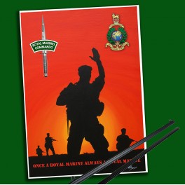 Once a Royal Marine Poster Print Once a Royal Marine Poster Print