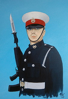 Royal Marine Bespoke Painting
